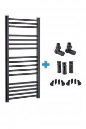Toprak Havlupan 50/100Cm 14 Borulu Siyah Havlupan +2 Ader Vana +2 Boru Gizleme Aparatı + Montaj Seti 50 X 100 - 1