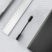 Tonex AX-01 Lightning 3.5mm Jack Dönüştürücü Kulaklık Kablosu Siyah - 2