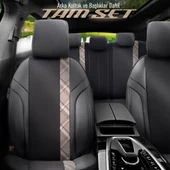 Otom Horizon Series Universal Oto Koltuk Kılıfı  Füme-Siyah - 2