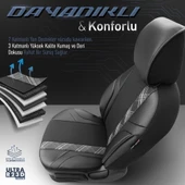 Otom Horizon Series Universal Oto Koltuk Kılıfı  Füme-Siyah - 11