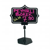 Kırtasiyeavm Ayaklı Etiket Tutucu ve Yıldız Şekilli Yaz/Sil Fiyat Etiketi 10'lu Paket - 2