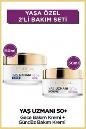 Loreal Paris Yaş Uzmanı 50+ Kırışıklık Karşıtı Yenileyici Krem 50 ml Gece + Gündüz - 1