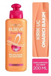 Elseve L'oréal Paris Dream Long Bye-bye Makas Saç Bakım Kremi 200 ml - 1