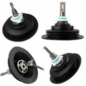 2Adet Araç FarToz Lastiği H4-H7-H1-H11-9005-H3 Led Zenon ŞimşekEtkili xenon Led Far Kapağı - 2