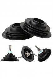 2Adet Araç FarToz Lastiği H4-H7-H1-H11-9005-H3 Led Zenon ŞimşekEtkili xenon Led Far Kapağı - 1