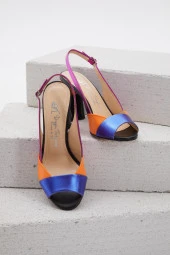 Duygushoesbag Kadın Hakiki Deri Mix Renk Ayakkabı thumbnail 5