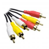 Powermaster 3RCA-3RCA Erkek TOS Kablo 1.5 Metre thumbnail 1