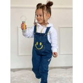 MODAVALS GÜLÜCÜK NAKIŞLI KARDEŞ KOMBİN TULUM & SWEAT SET - SARI - 5