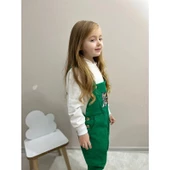 MODAVALS TOM & JERRY NAKIŞLI UNISEX KARDEŞ KOMBİN BAHÇIVAN TULUM & SWEAT SET - YEŞİL - 7