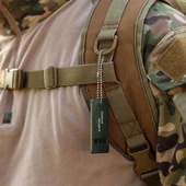 Kamp Outdoor Yaşam Yüksek Sesli Acil Durum Survival Plastik Düdük - 8