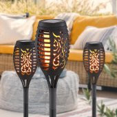 Powermaster PM-15940 Alevli 12 Ledli Tekli Solar Bahçe Aydınlatma - 3