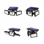 POWERMASTER MX-W771A SENSÖRLÜ 3 MODLU 74 LEDLİ SOLAR AYDINLATMALI DUVAR LAMBASI - 2