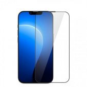 Baseus Full Koruma Darbe Emici 2 Adet İphone 13 Pro Max Ekran Koruyucu Esnek Cam Parmak İzi Bırakmaz - 1