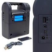 Magicvoice FP-26 USB-SD-FM-Bluetooth Destekli Fenerli Taşınabilir Hoparlör - 5