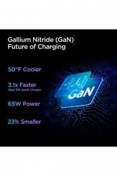 Spigen Powerarc Arcstation Pro 65w Hızlı Şarj Cihazı Gallium Nitride (GAN) (tek Kullanımda 60w / Çif - 3