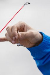 Exent karbon çelik 8 gr. kurşun kafalı kanca-5 adet - 1