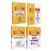Editör 1. Sınıf Bilsem Hazırlık Kitapları 4 Lü Set Konu Soru Deneme Şekil - 1