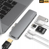 SIFIR KUTULU Dodocool DC66 Çift Type C li 7si 1 Arada Çoklayıcı - 1