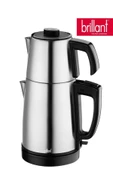 Brillant Cs-5943 Inox Matte Black 30 Bardaklık 2200 Watt Çay Makinesi - 1