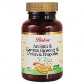 Balen (V5) Arı Sütü & Kırmızı Ginseng & Polen & Propolis 60 Tablet - 1