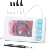 SKYEAR Işıklı Kulak Kiri Temizleme Aracı Kamerası - 4.3 Inc Ekran - 1