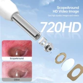 ScopeAround Dijital Otoskop Işıklı, Kulak Temizleme Kamerası - 3