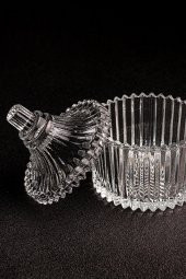 Cam Şekerlik Mini Lokumluk İkramlık Drajelik - 5