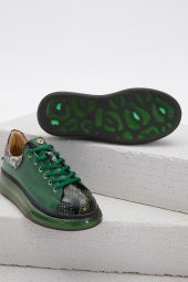 Duygushoesbag Hakiki Deri Özel Tasarım Sneakers - 2