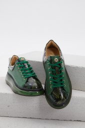 Duygushoesbag Hakiki Deri Özel Tasarım Sneakers - 5