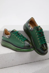 Duygushoesbag Hakiki Deri Özel Tasarım Sneakers - 1