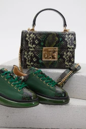 Duygushoesbag Hakiki Deri Özel Tasarım Sneakers - 6
