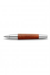 Faber-castell E-motion Krom/ahşap Roller, Kahverengi - 2
