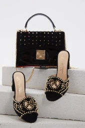 Duygushoesbag Özel Tasrım Hakiki Deri Kadın Terlik - 2