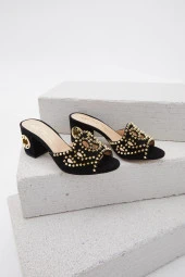 Duygushoesbag Özel Tasrım Hakiki Deri Kadın Terlik - 6