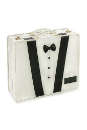 Sandıklı Damat Bohçasına Uygun Kuranı Kerim Seti Çeyizlik Seccade Seti Beyaz thumbnail 4