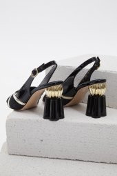 Duygushoesbag Angela Hakiki Deri Kadın Ayakkabı - 6