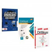 Bilgi Sarmal AYT Edebiyat ve AKM Paragraf ile Dil Bilgisi Soru Bankası Seti 3 Kitap - 1