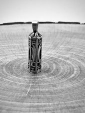 Cevşeni Kebir Dualı Zülfikar Kılıç Tasarımlı 925 Ayar Gümüş Kolye Ucu thumbnail 3