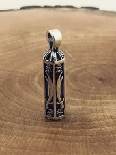 Cevşeni Kebir Dualı Zülfikar Kılıç Tasarımlı 925 Ayar Gümüş Kolye Ucu thumbnail 2