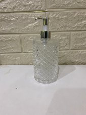 500 Ml Cam Sabunluk Cam Premium Sıvı Sabunluk - 1