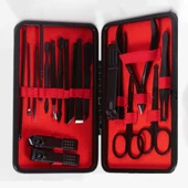 Manikür Pedikür 18 Parça Çanta Tipi Tırnak Bakım Seti - 5