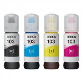 Epson Mürekkep Orj. T103 4 Lü Multipack Set - 1