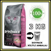 Pro choice Pro 37 kitten TAVUK etli yavru kedi 3 kg açık mama - 1