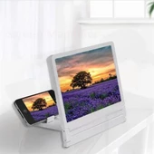 Universal Telefon Tablet Ekran İzleme Standlı Projektör Aleti - 5