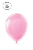 Vatan Balon Tek Renk Pembe VT392 (100 Lü Paket) - 1
