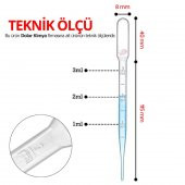Dolar Kimya STERİL Pastör Pipet (Plastik) - 3 mL x 40 ADET - 2