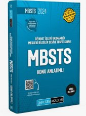 2024 Diyanet İşleri Başkanlığı Mesleki Bilgiler Seviye Tespit Sınavı MBSTS Konu Anlatımlı Pegem - 1