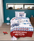 Cotton Box Junior Nevresim Takımı Tek Kişilik Flying Gri - 1