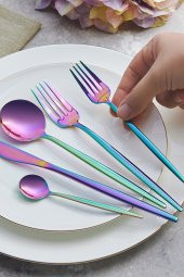 Orion Rainbow 30 Parça 6 Kişilik Çatal Kaşık Bıçak Seti - 3