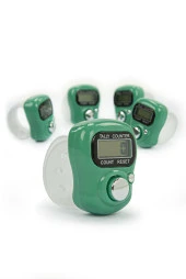 5 Adet Dijital Zikirmatik Sayaç Tesbih Yeşil thumbnail 1